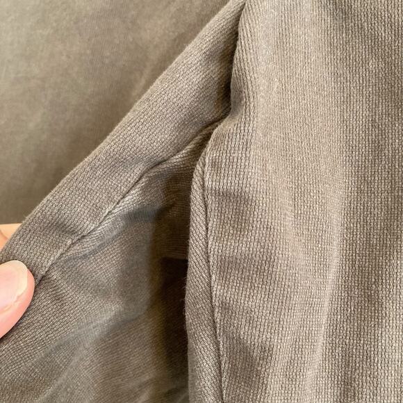 Anthropologie Daughters of Liberation Brown Zip Ankle Straight Cargo Pants Sz 34 - Picture 14 of 16